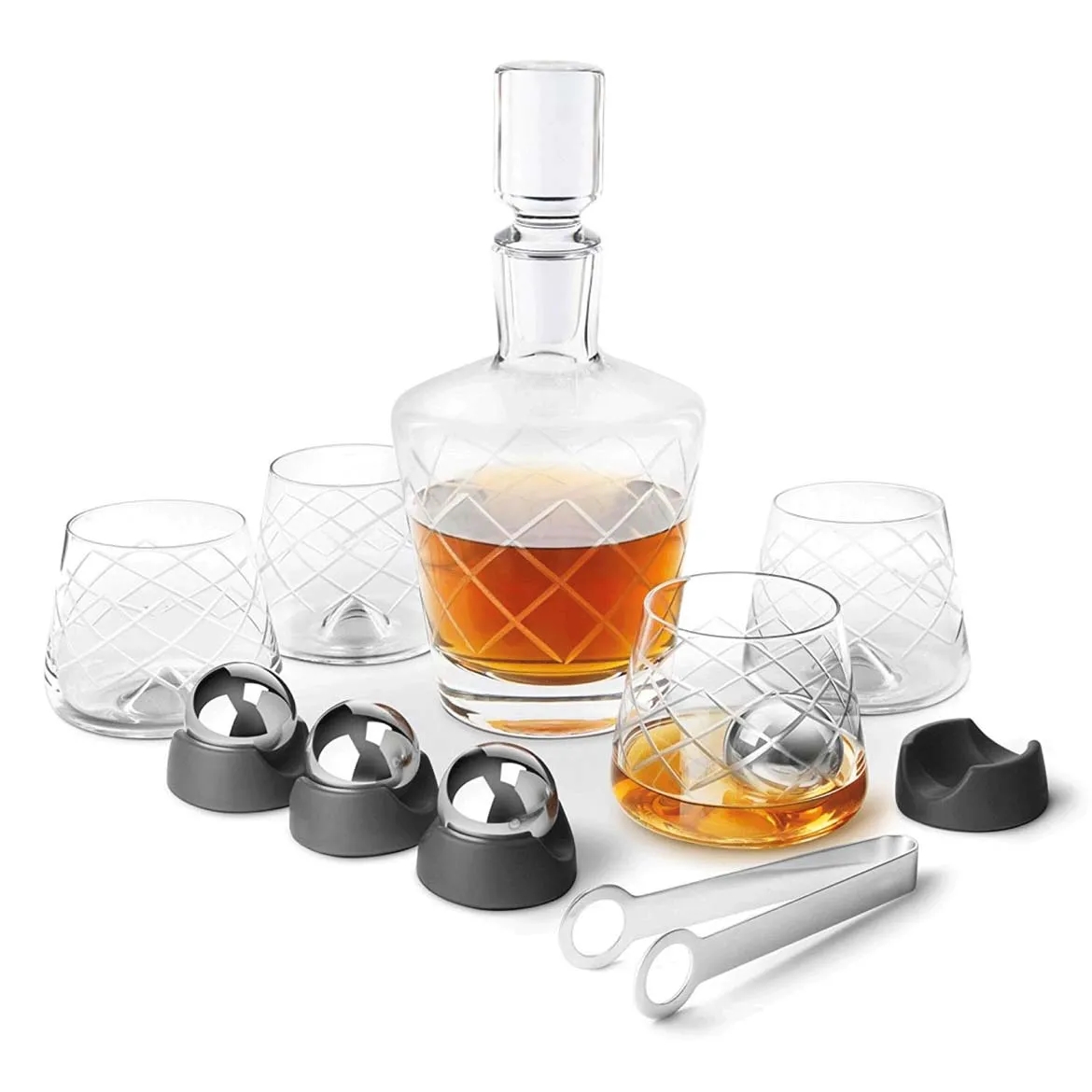 Stainless Steel Ice Cubes Metal Whiskey Ball 3