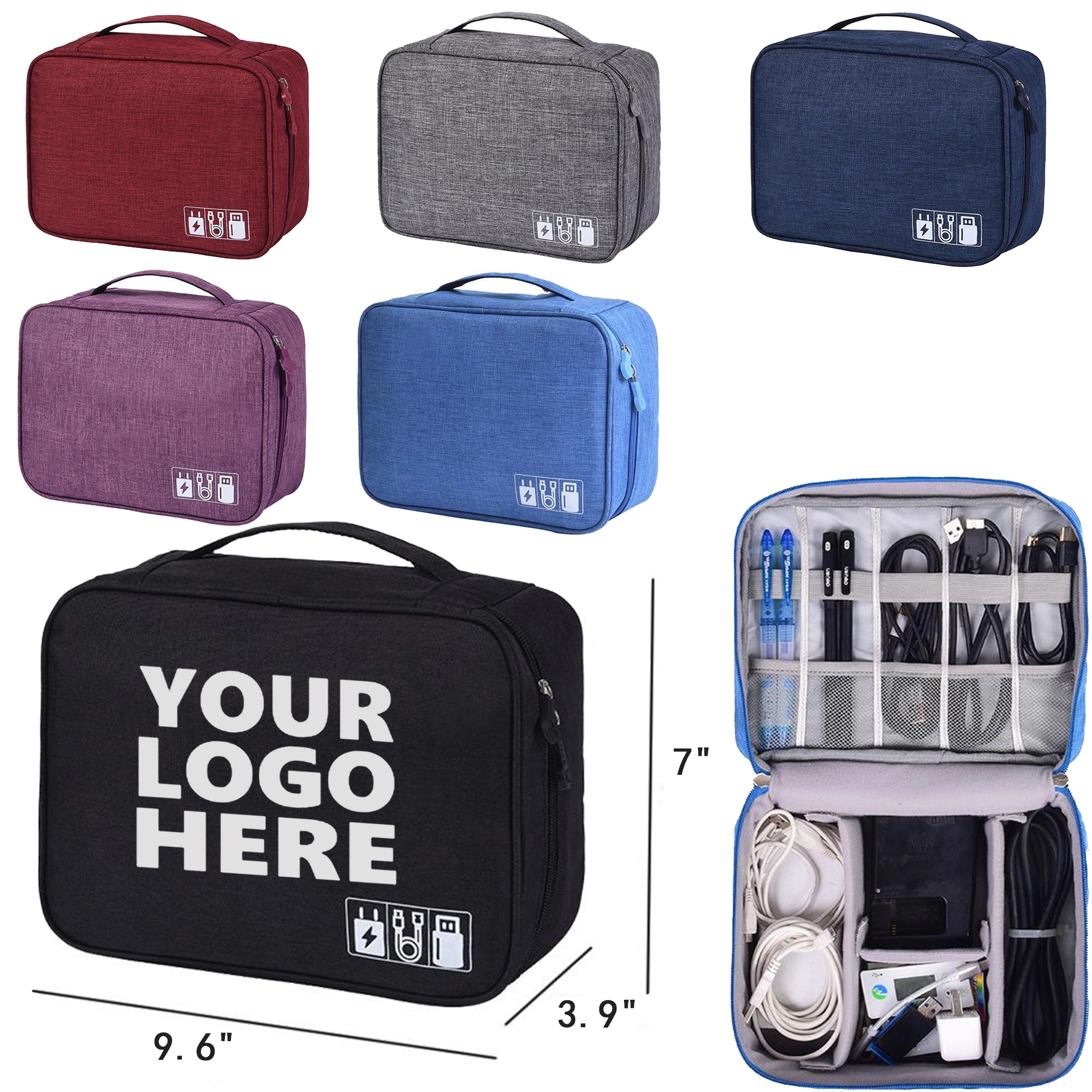 Waterproof Electronics Accessories Organizer Bag 2