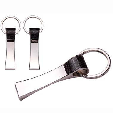 NP Leatherette Metal Keychain 2