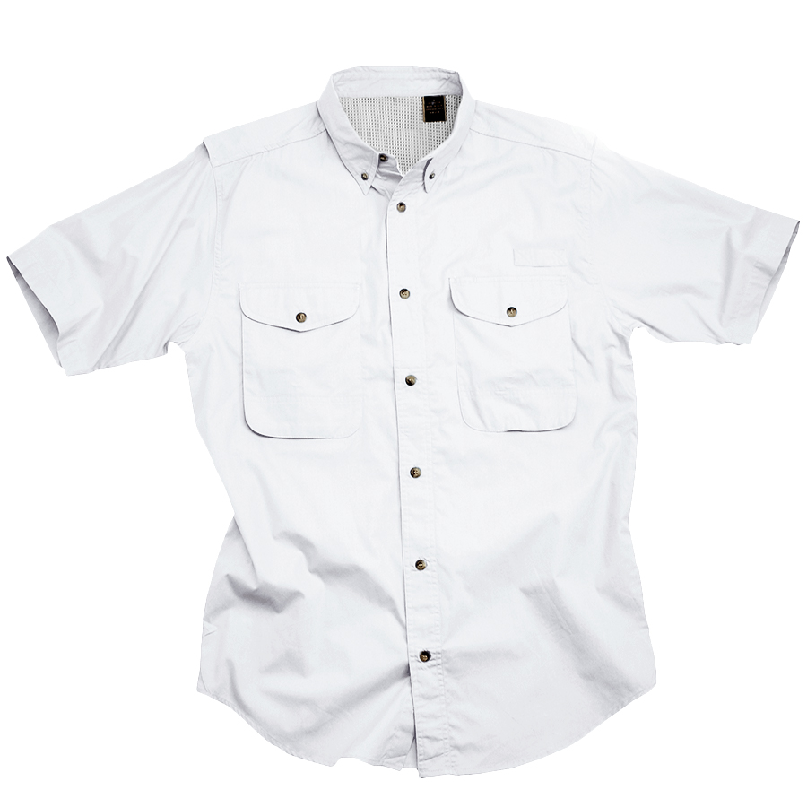 Cotton Poplin Fishing Shirt - Short Sleeve 3