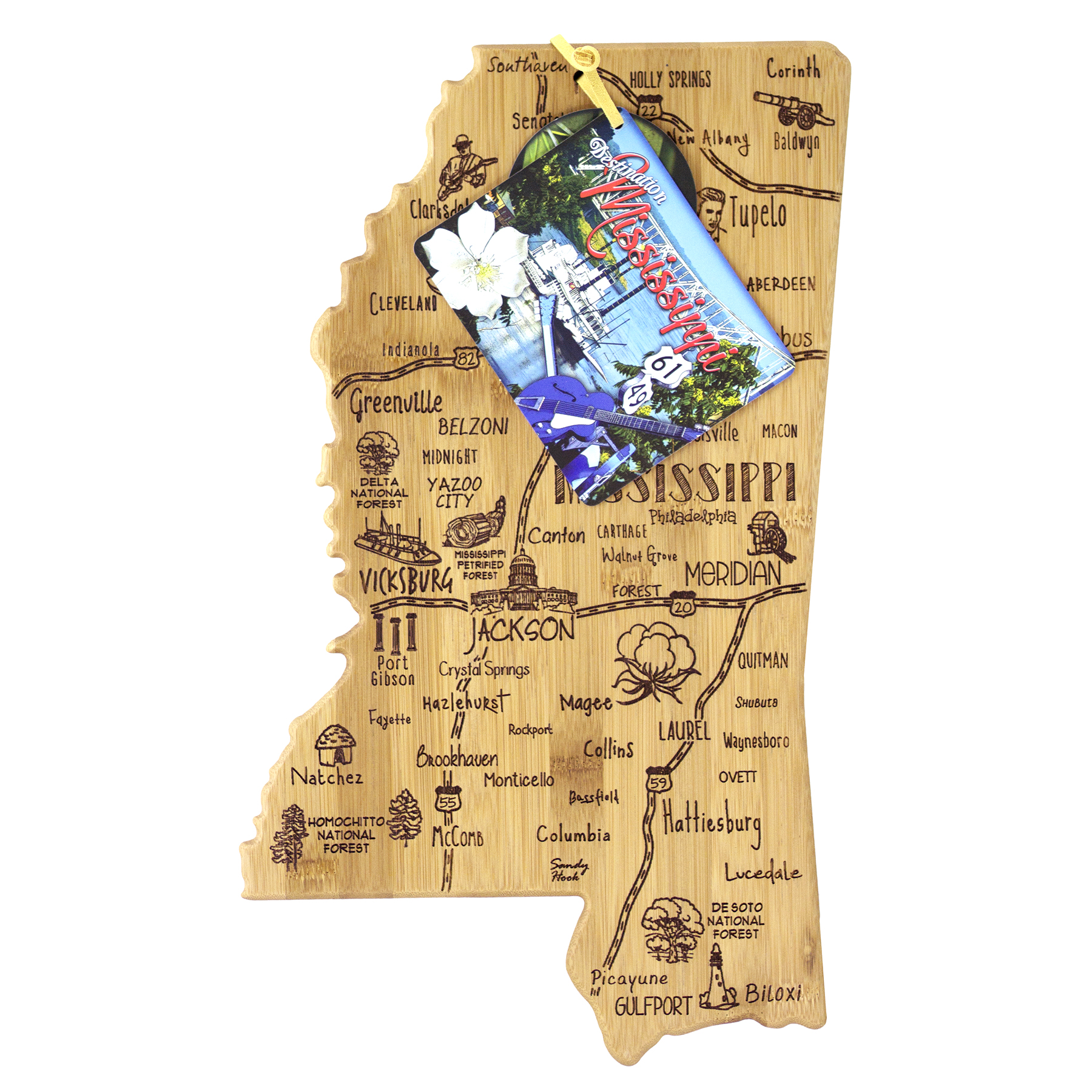Destination Mississippi Cutting & Serving Board 6