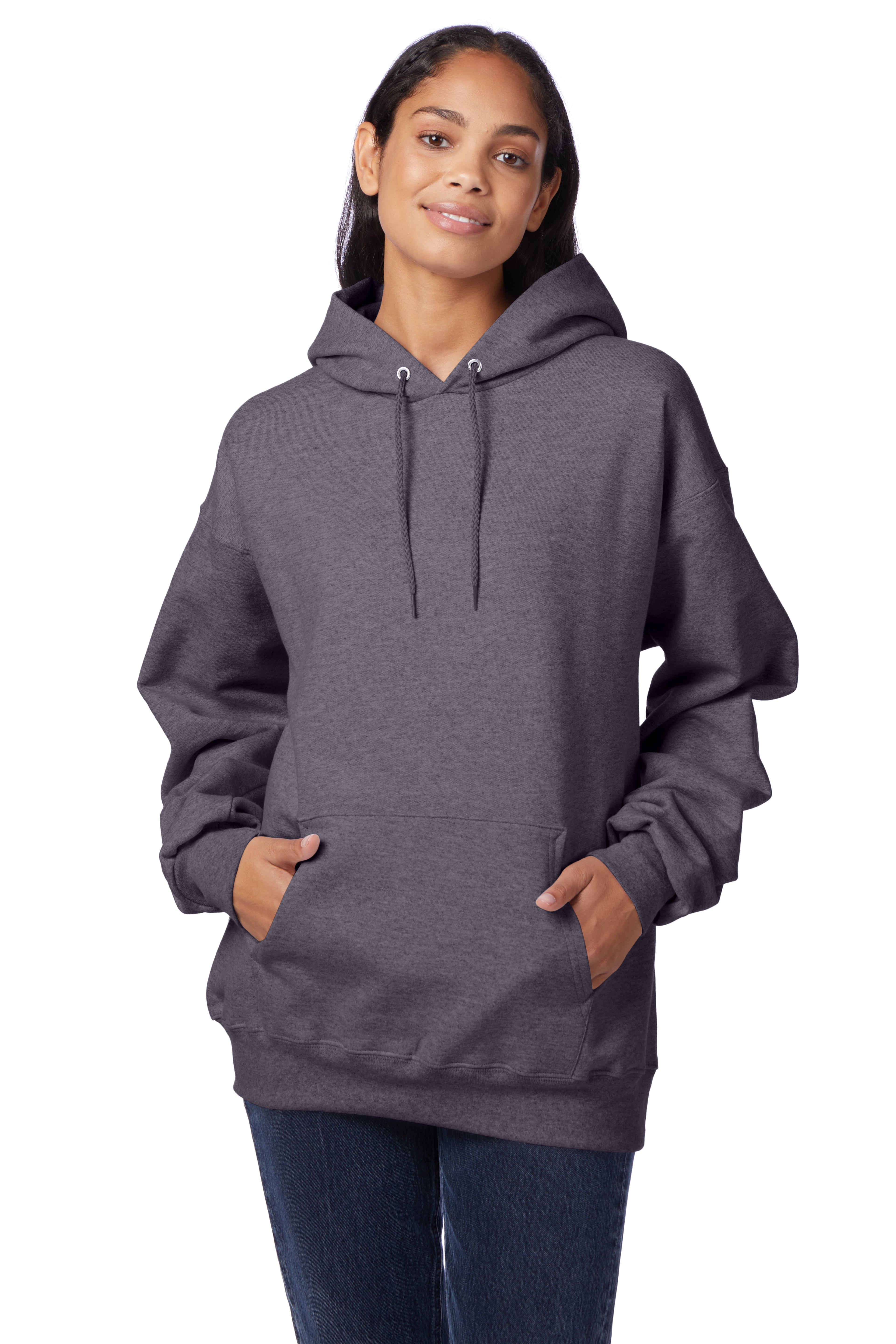 Hanes Ultimate Cotton® Fleece Pullover Hoodie, custom hoodie or sweatshirt with logo imprint 8