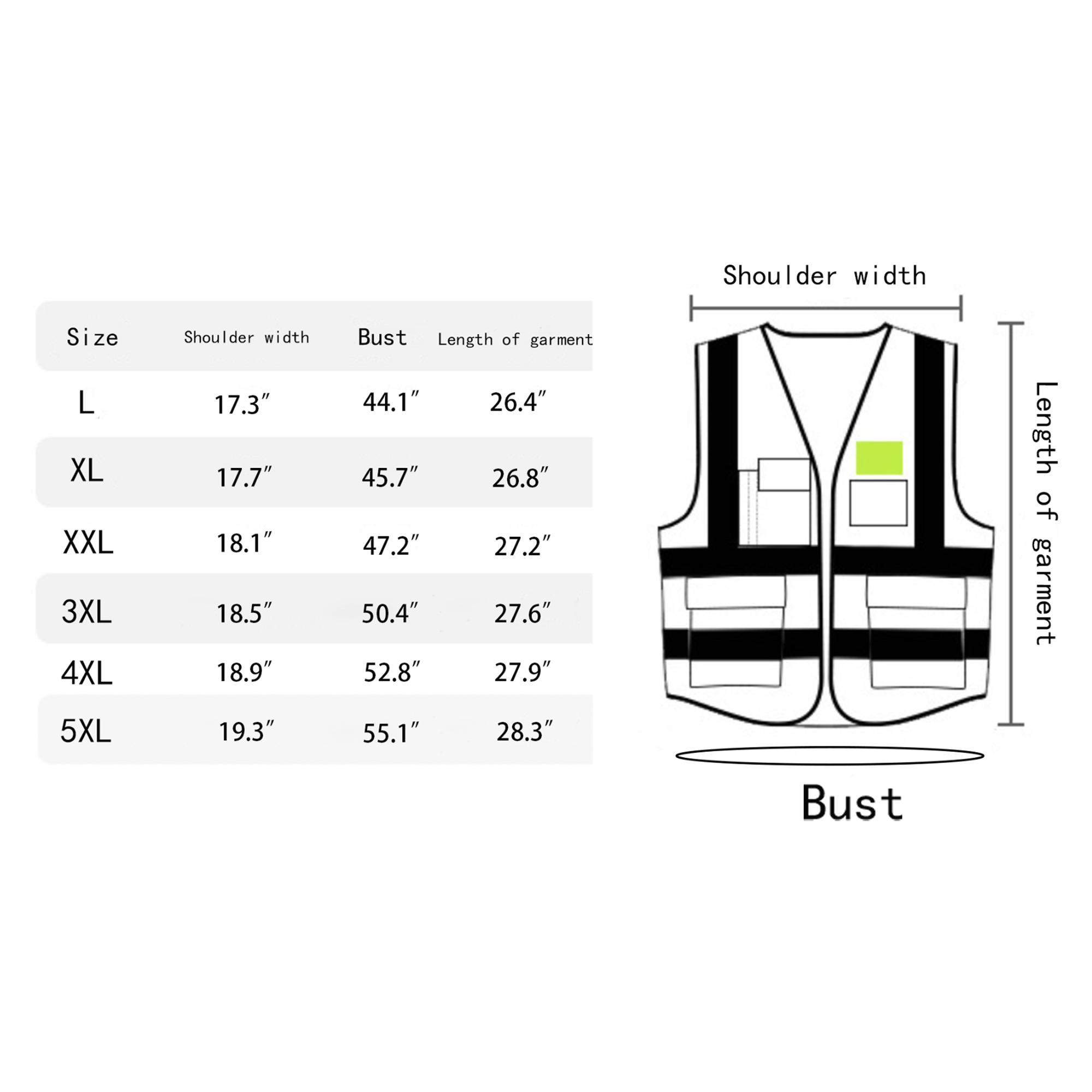 Safety Reflective Vest with High Visibility 3