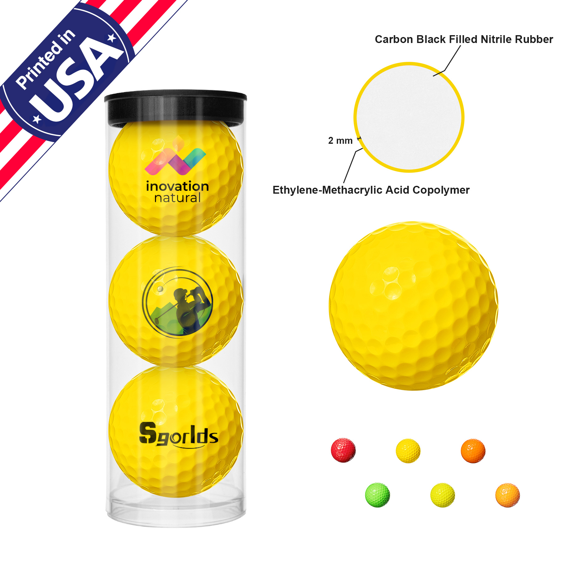 Colored Golf Balls 3