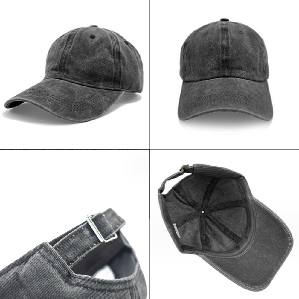 Washed Pigment Dyed Cotton Twill Baseball Cap 3
