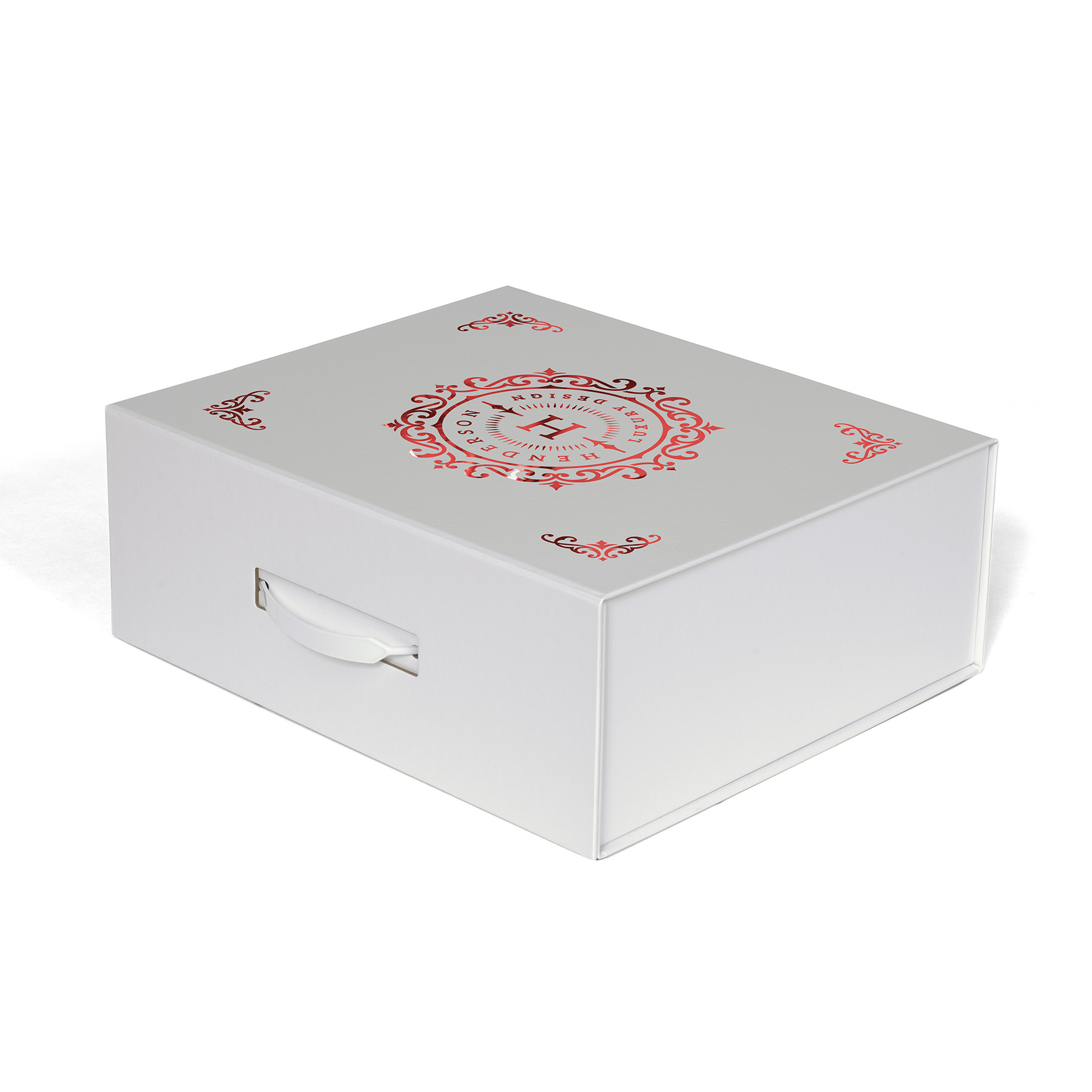 Shelly - Magnetic Gift Box with Handle - Foil Print 24
