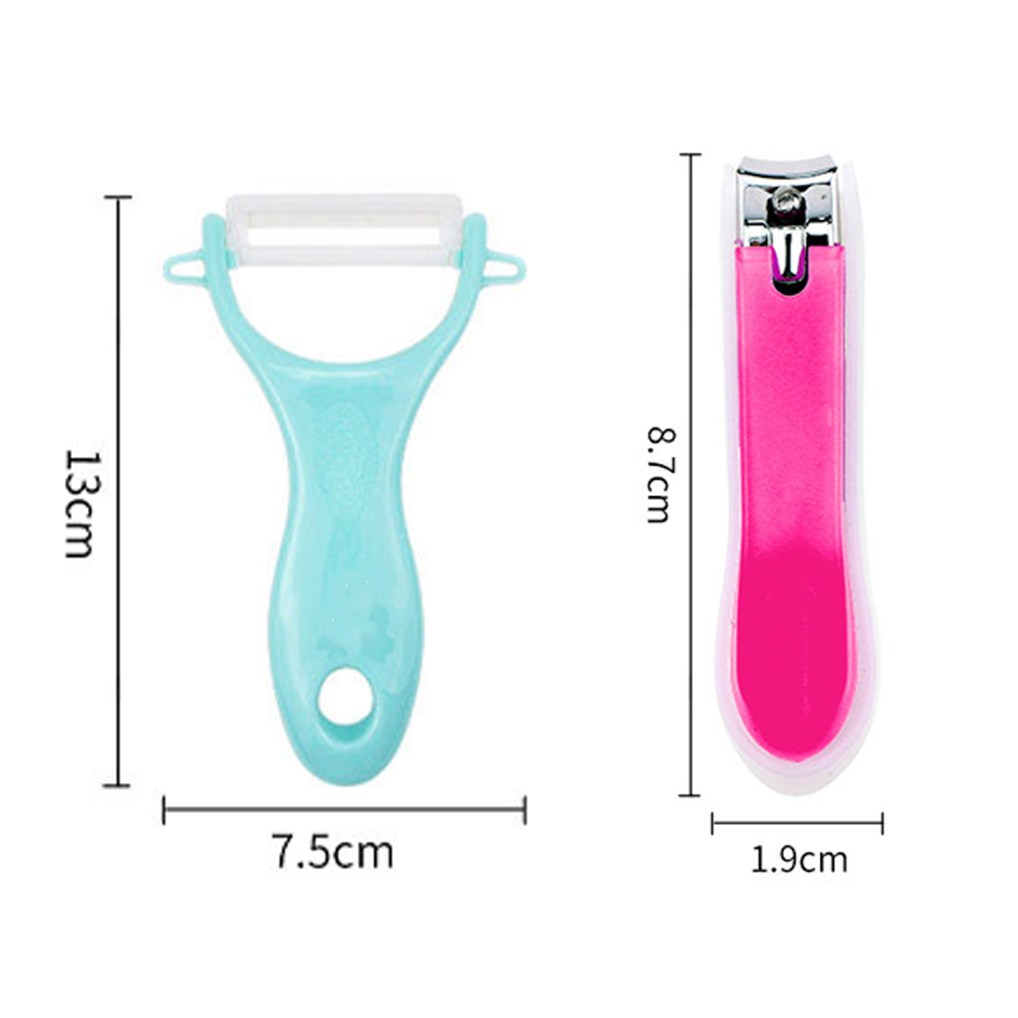 MOQ 10 pcs Nail Clipper  Peeler Set 2