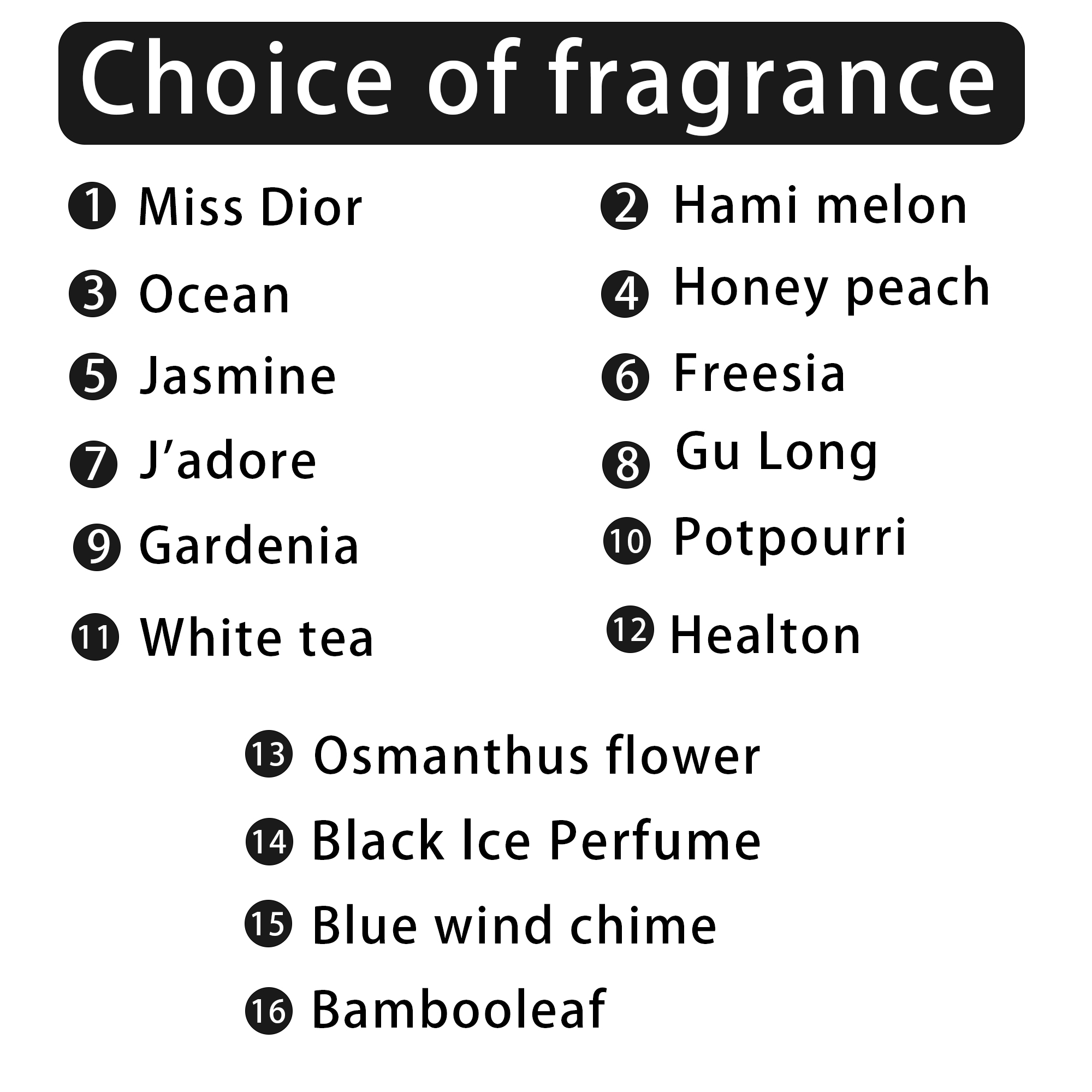 Customized shape air freshener - 16 different scents 4