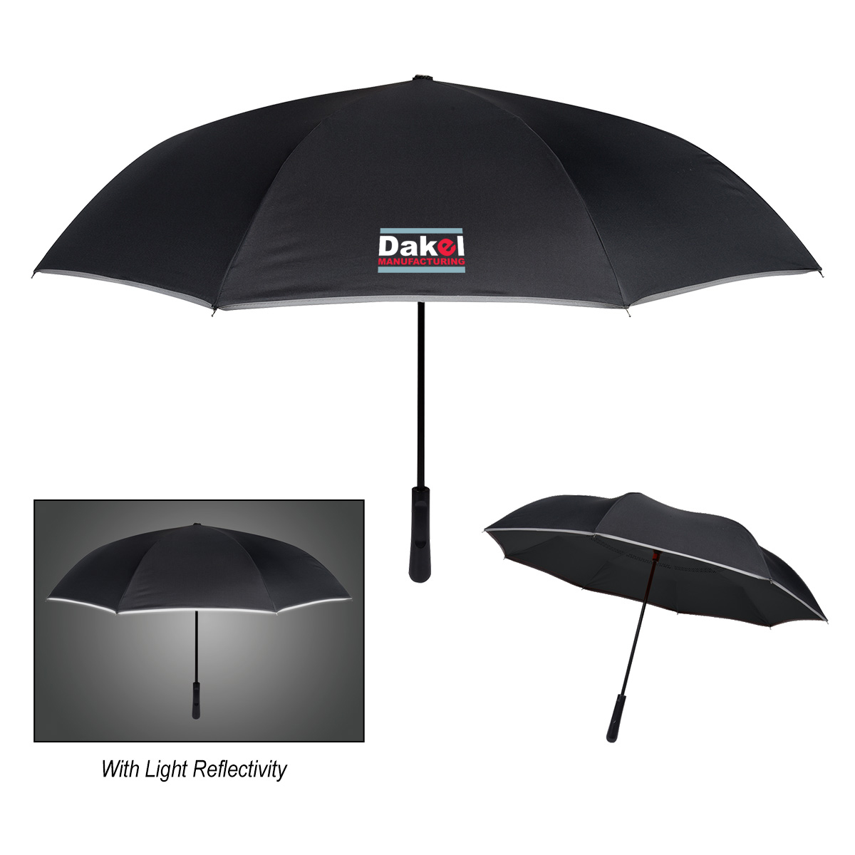 48" Arc Reflective Edge Inversion Umbrella 3