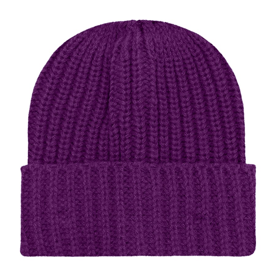 Chunky Ribbed Cuffed Beanie with Custom Logo - 100% Acrylic 20