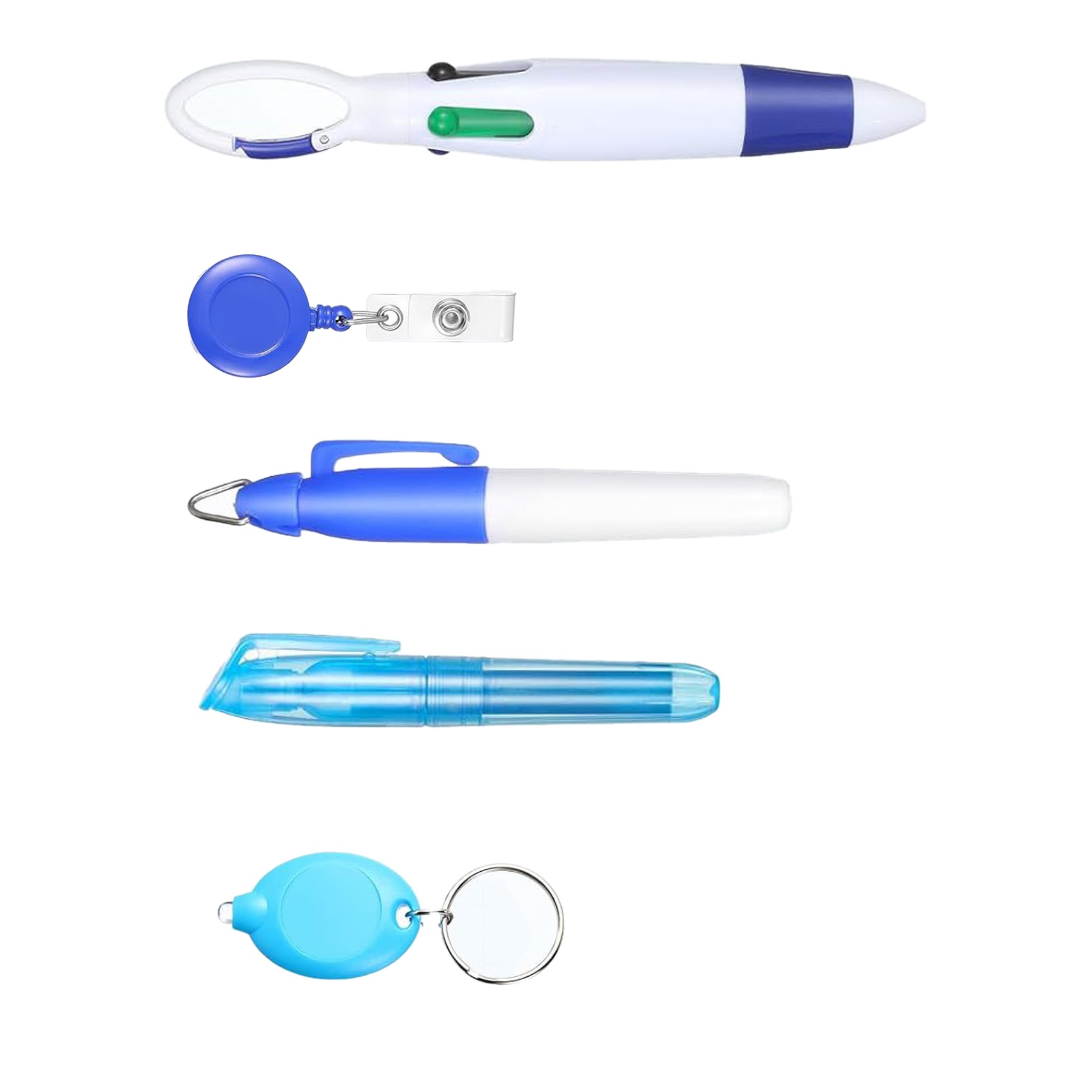 Nurse Pen Set with Retractable Scroll and ID Buckle 2