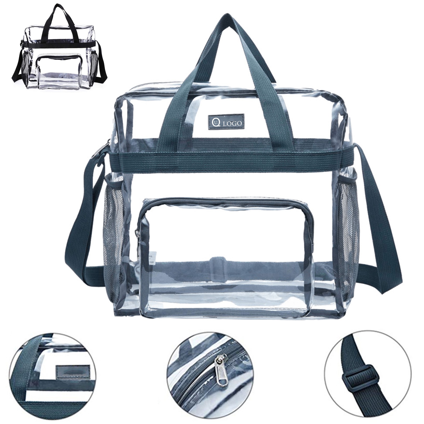 Large-Capacity Transparent Shoulder Bag