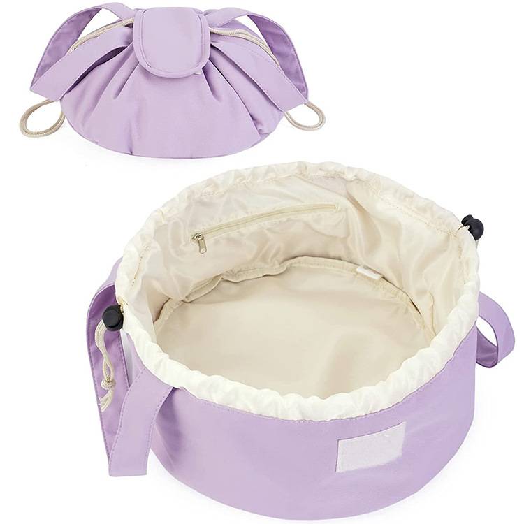 Portable Zipper Drawstring Makeup Bag 6