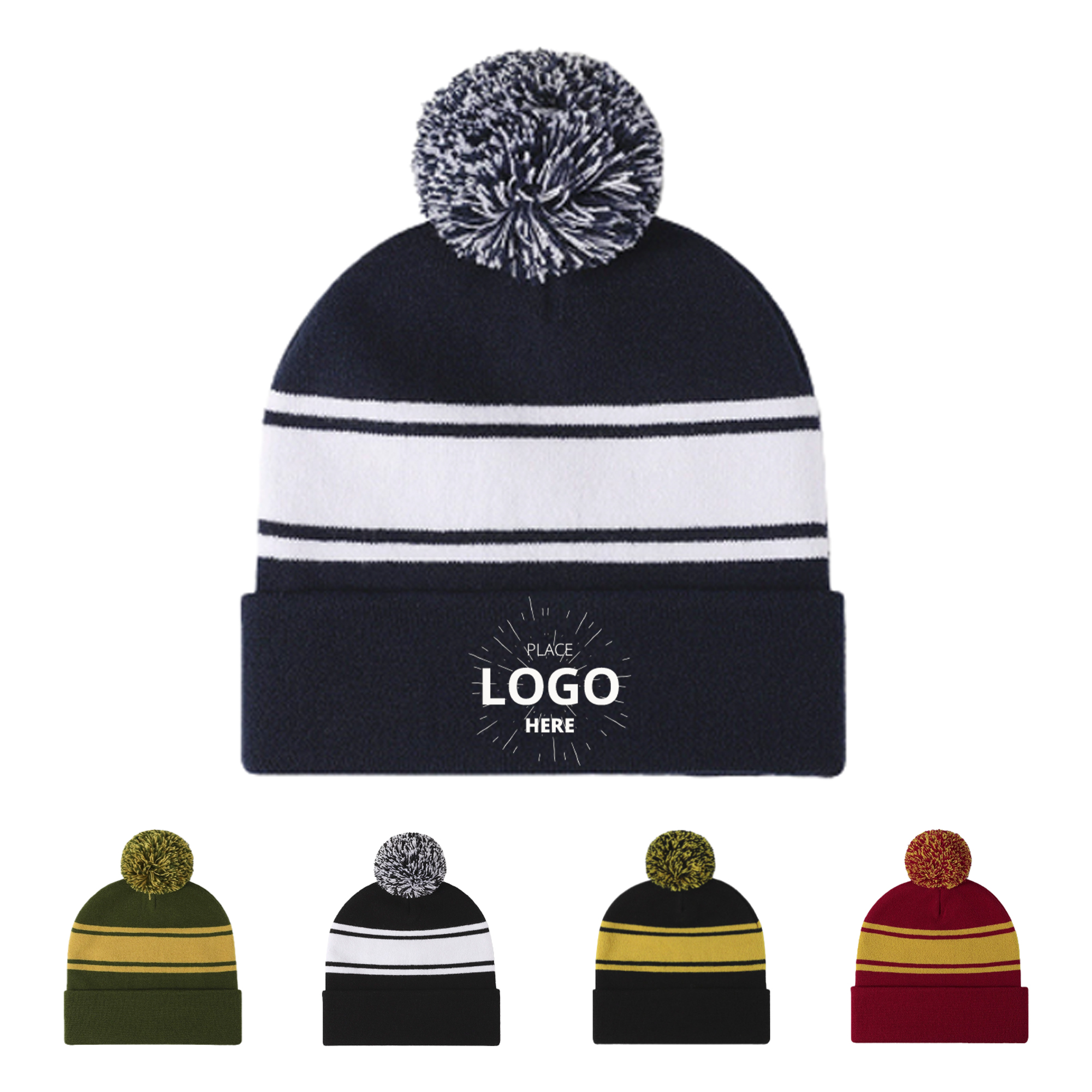 Arcylic Knit Beanie Cap 2