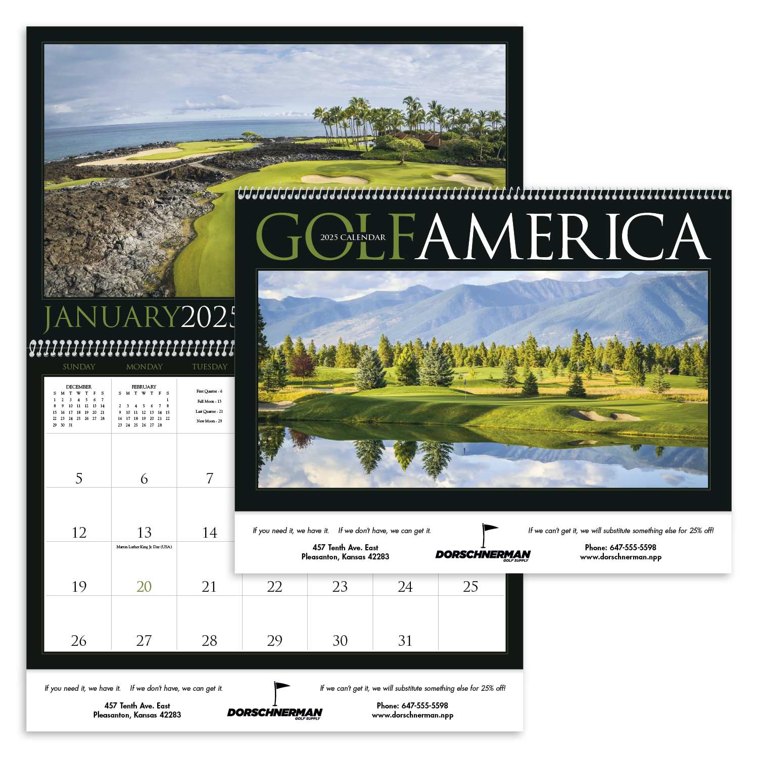Triumph® Calendars Golf America Calendar 4