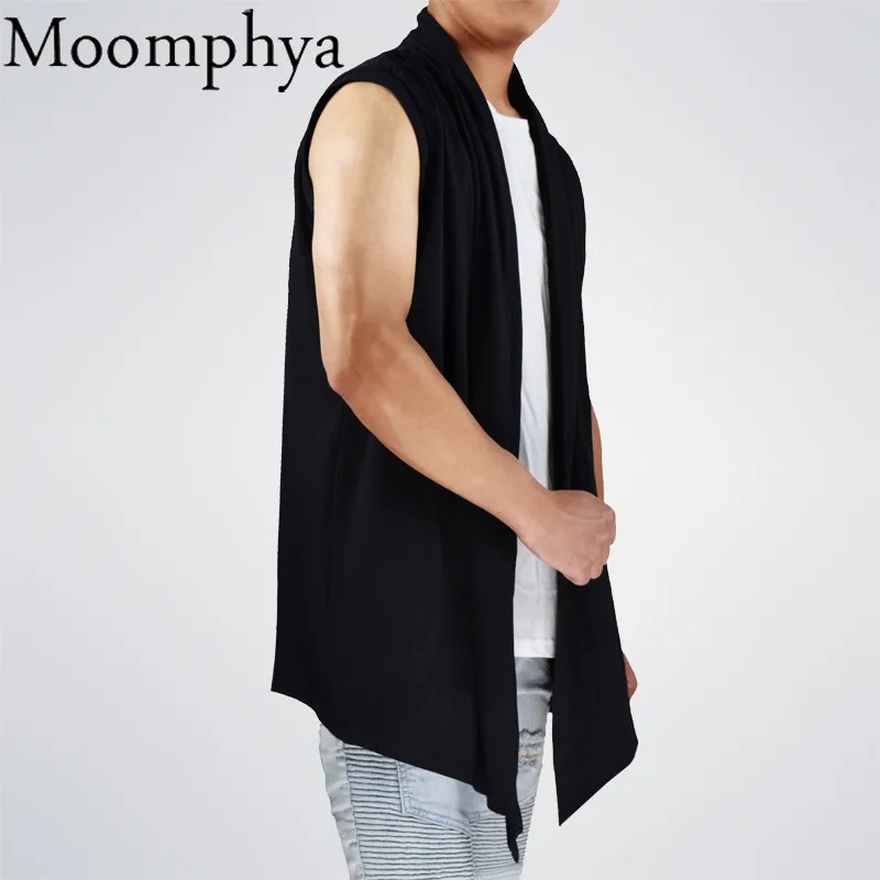 Men's Sleeveless Shawl Collar Cardigan 3