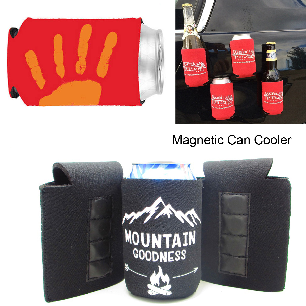 Mood Color Changing Magnetic Can Cooler, custom koozie with logo imprint 3