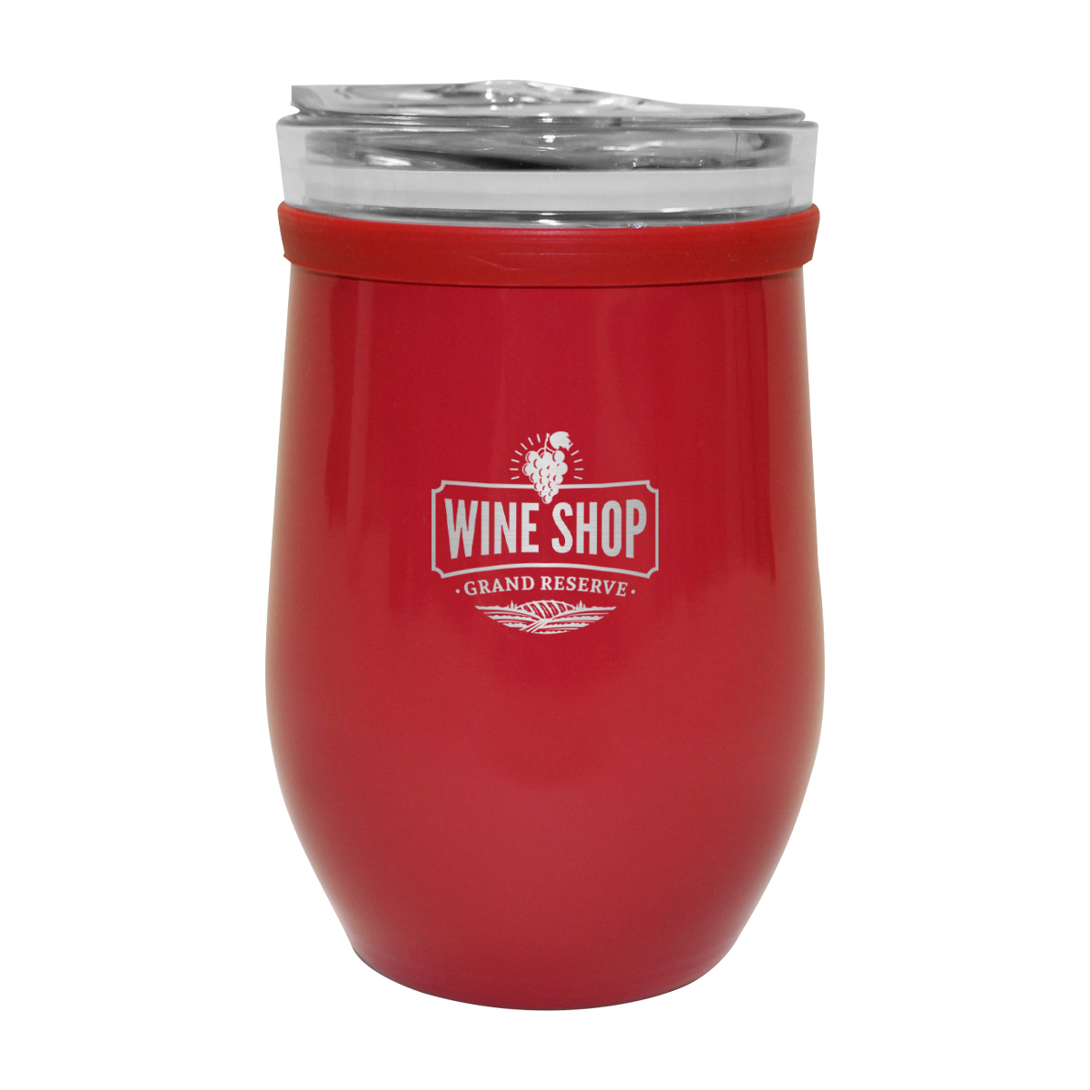 8 Oz. Glass And Stainless Steel Wine Tumbler 5