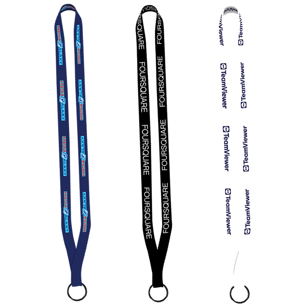 1/2" Polyester Dye Sublimated Lanyard 4