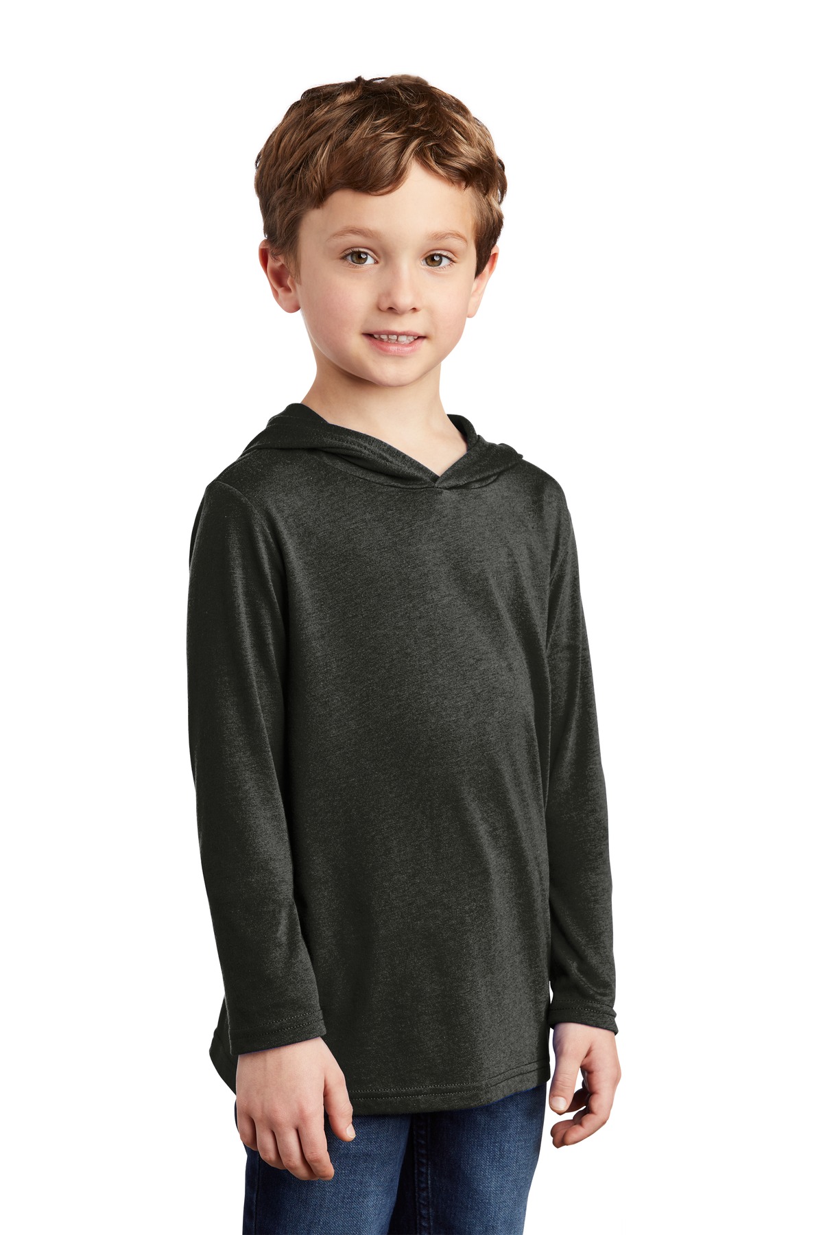 District Youth Perfect Tri Long Sleeve Hoodie DT139Y 36
