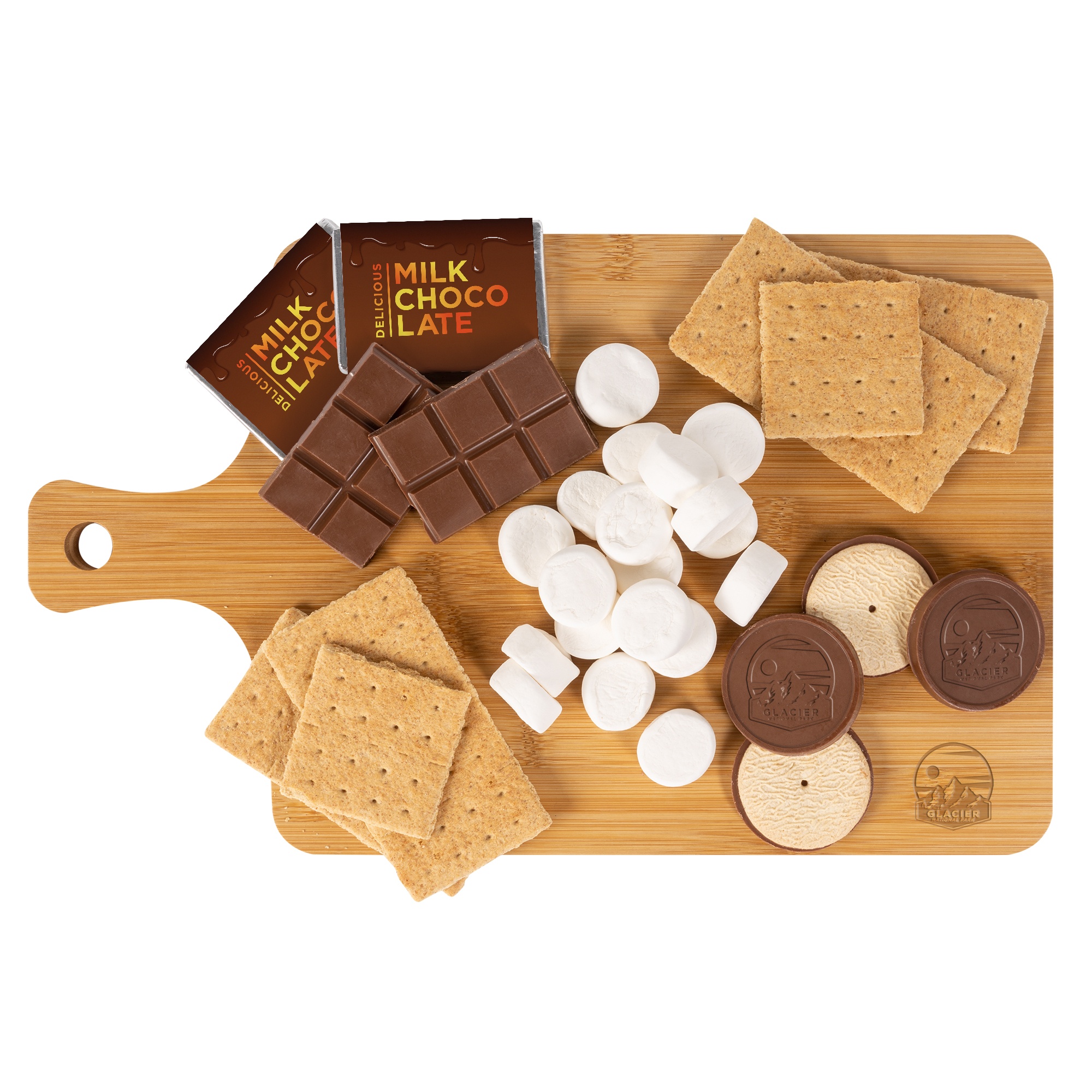 S'mores Bamboo Charcuterie Board 1