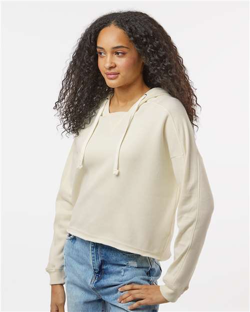 Women's Angel Fleece Crop Hooded Sweatshirt - W23101 14