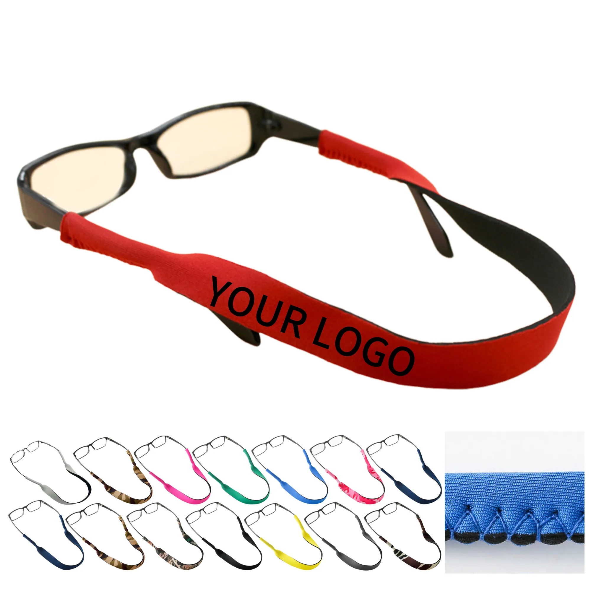 Durable Neoprene Eyeglass Strap Stretchable to 20.5 Inch 3