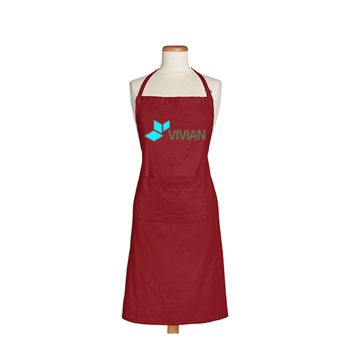 Adjustable Kitchen Cotton Apron with Pockets 4