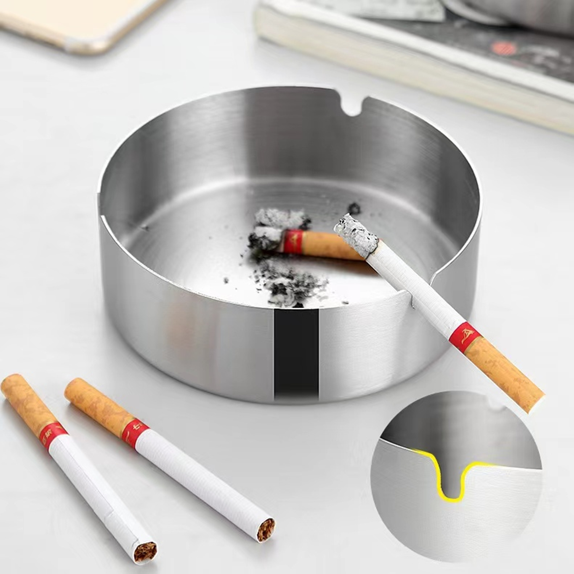 Stainless Steel Ashtray 5