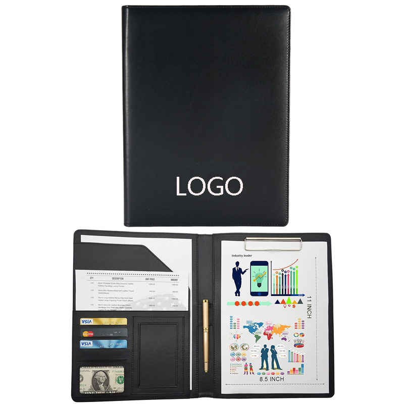 A4 Multi-Function PU Leather Expandable File Folder 1