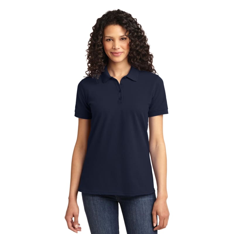 Port & Company Women's Core Blend Pique Polo. 11
