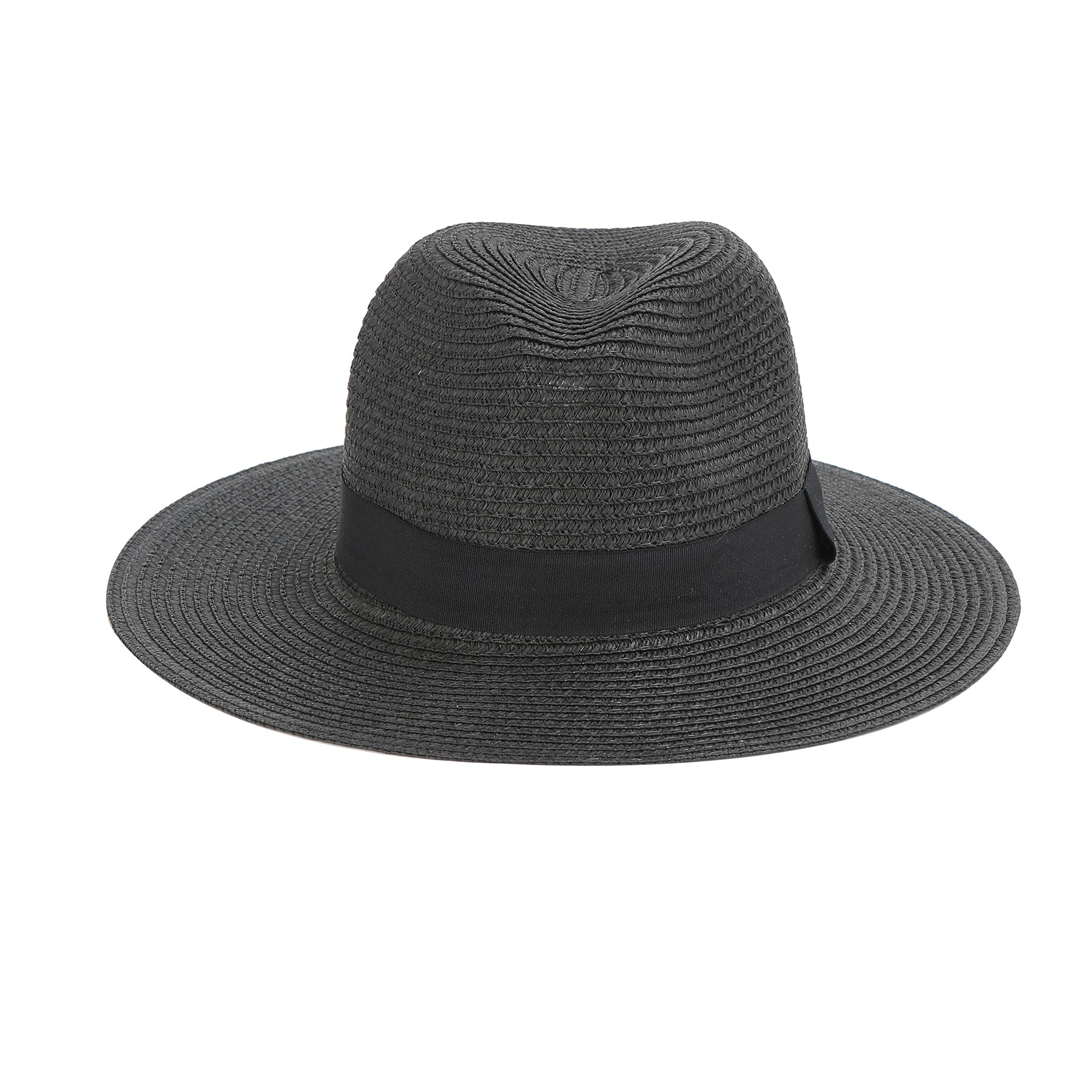 Custom Unisex Travel Straw Panama Hat Summer Wide Brim Straw Hat 8