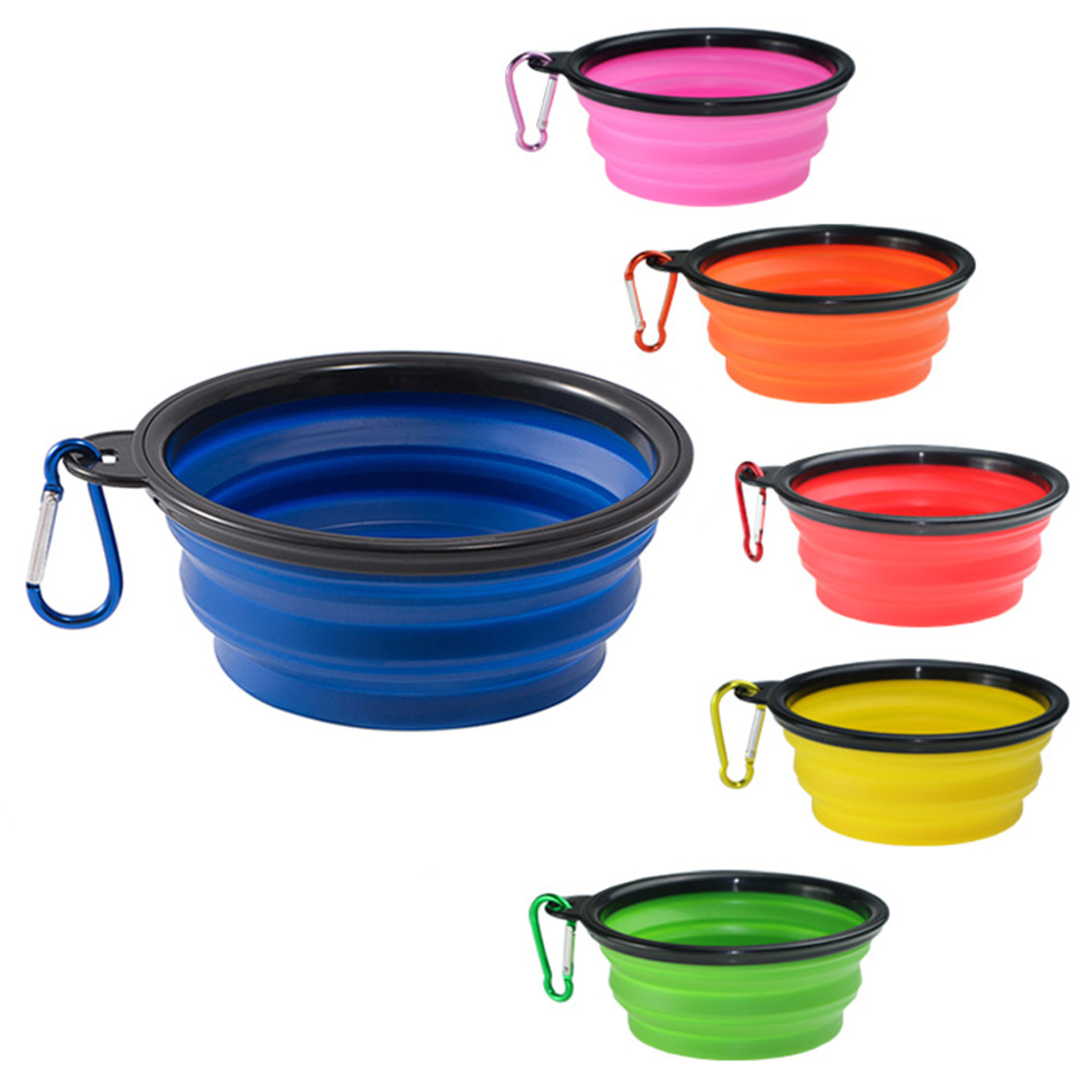 MOQ50 Collapsible Dog Bowls for Travel 6