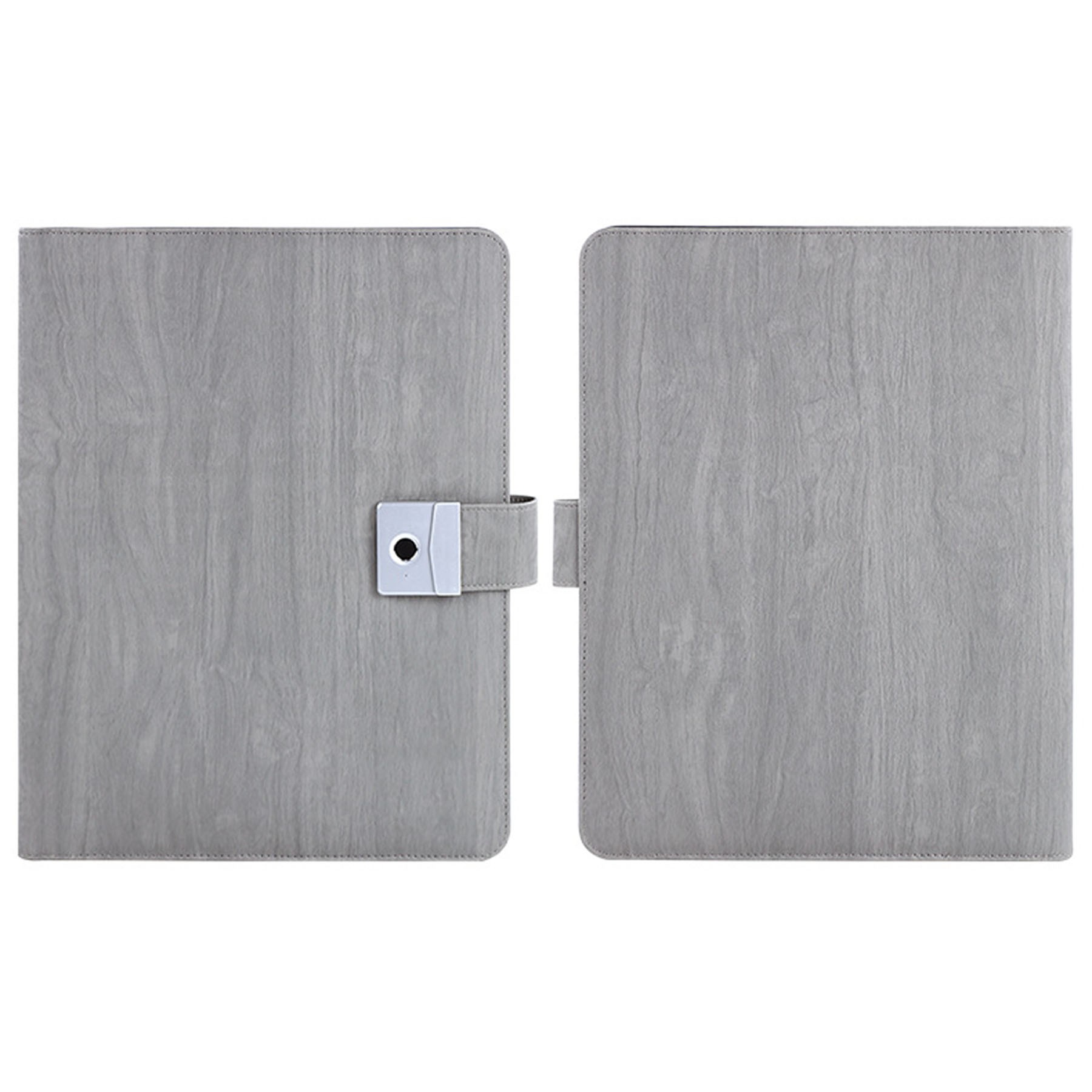 A4 Leather Meeting Clipboard Folder W/ Fingerprint Lock 3