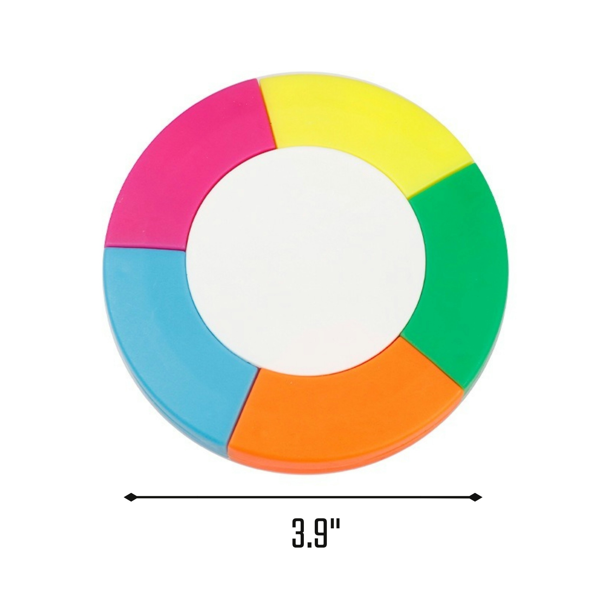 Five Color Round Shaped Highlighters 5
