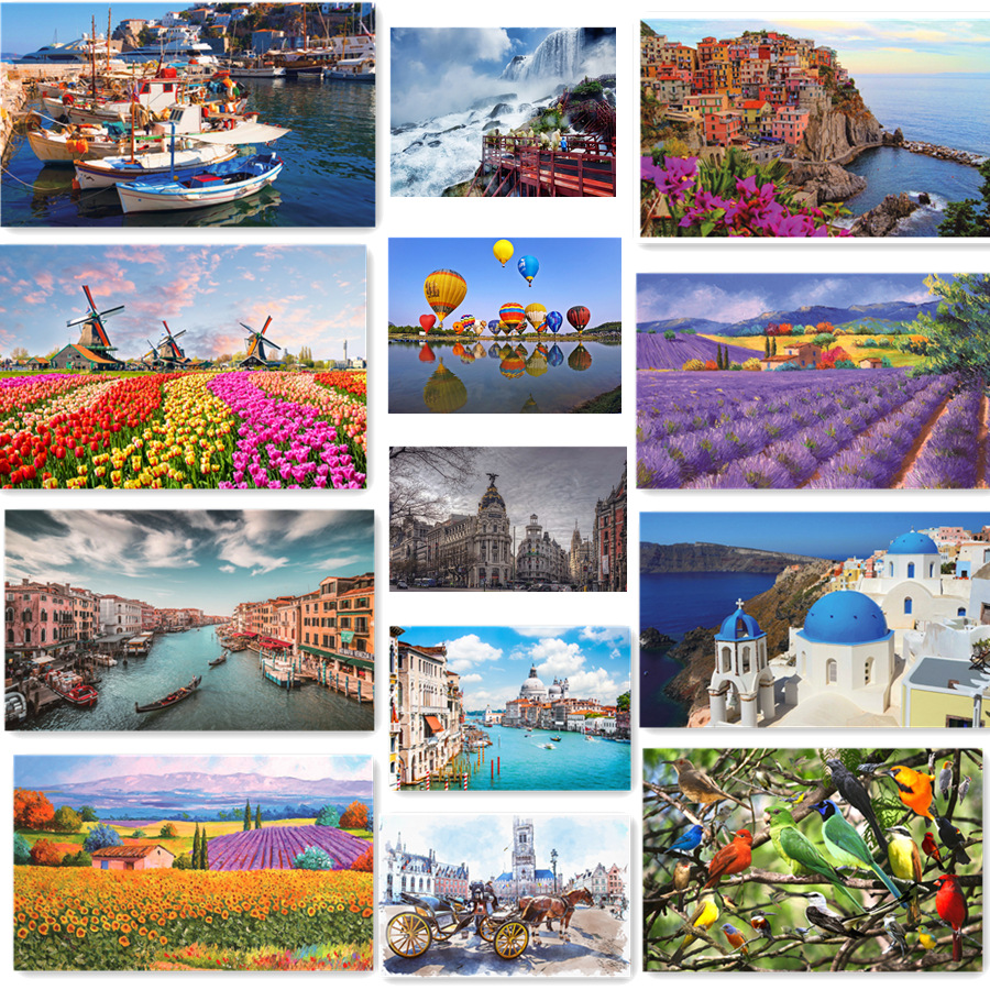 500-PC Paper Jigsaw Puzzles Custom Pattern 3