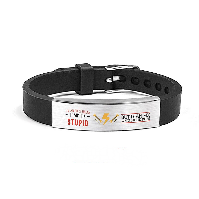 Stainless Steel Silicone Bracelet 1
