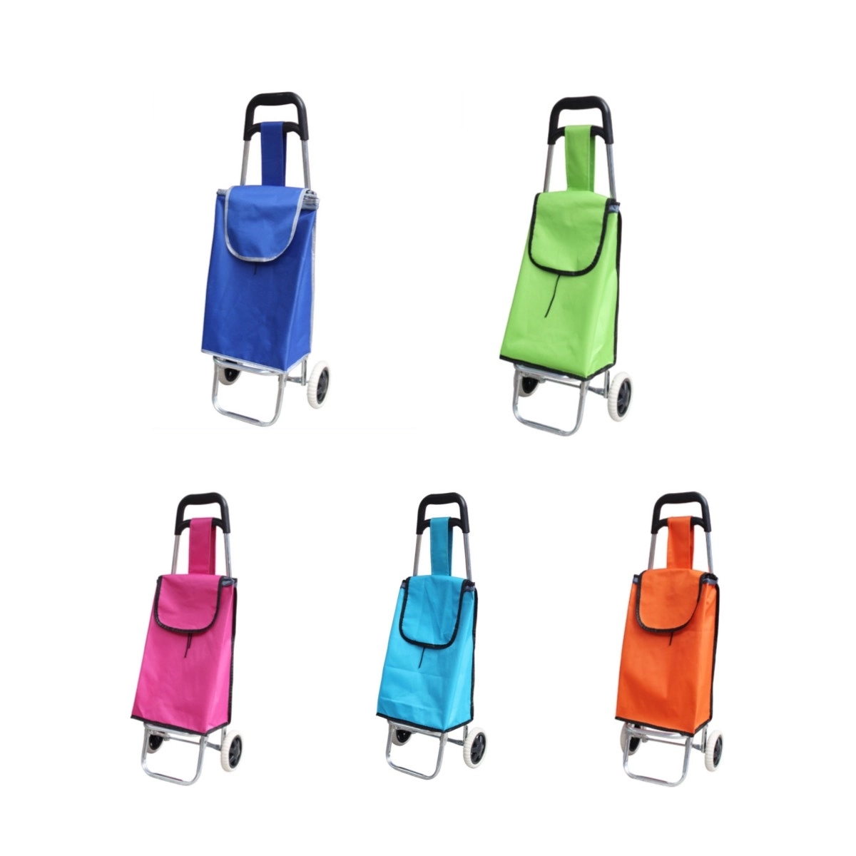Folding pull bar shopping cart 7