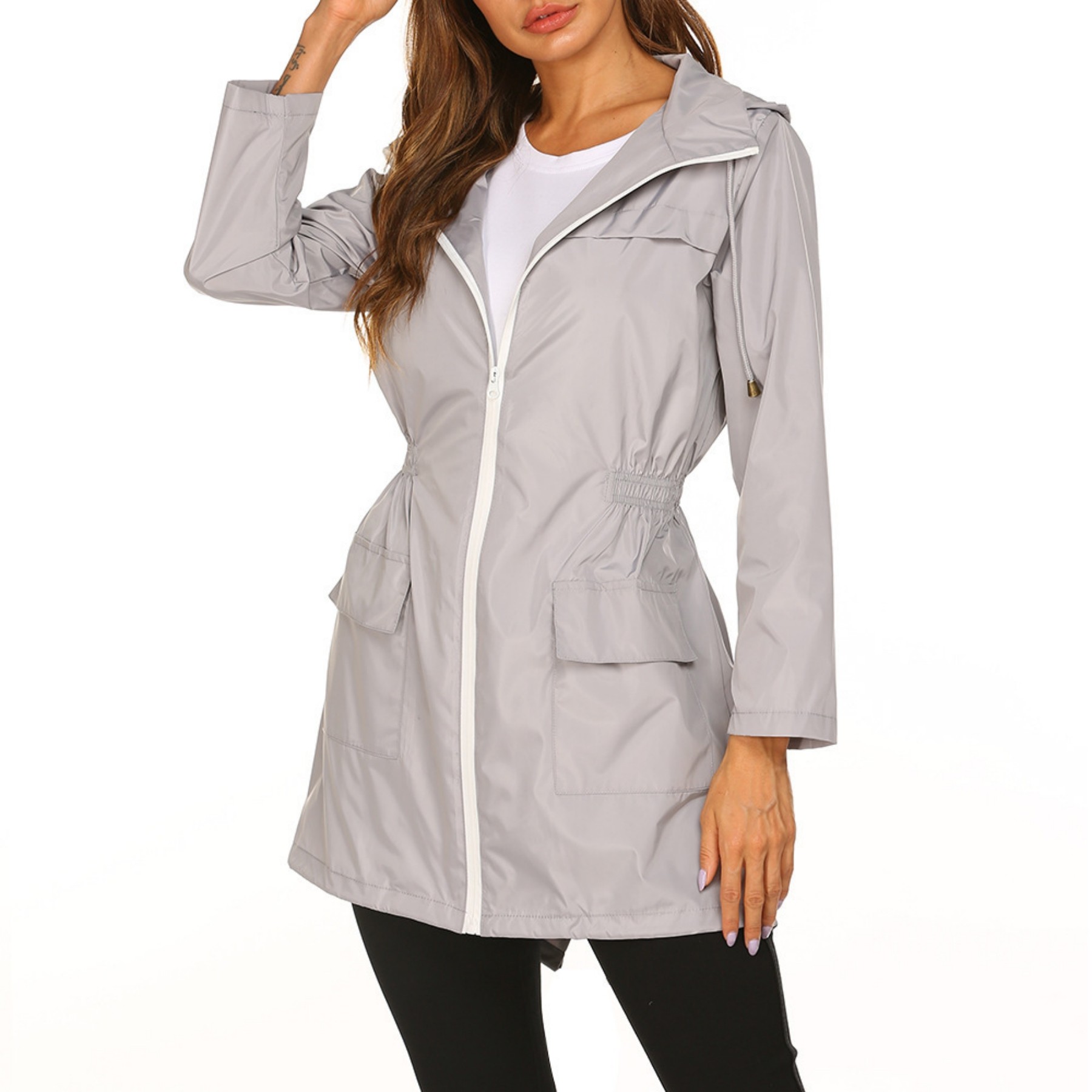 Women Waterproof Rain Jacket 5
