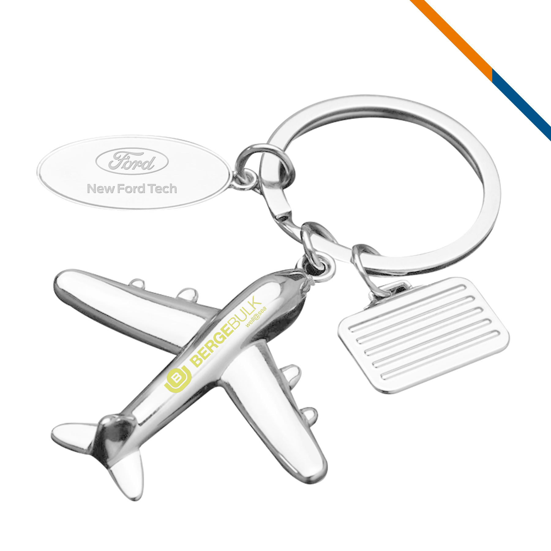 Airplane Tag Keychain 3