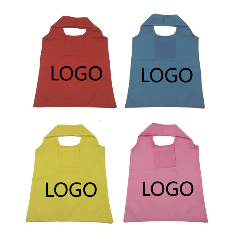 Supermarket Polyester Foldable Shopping Laptop Bag Men'S Foldable Shopping Bag Canvas Tote Bag 2