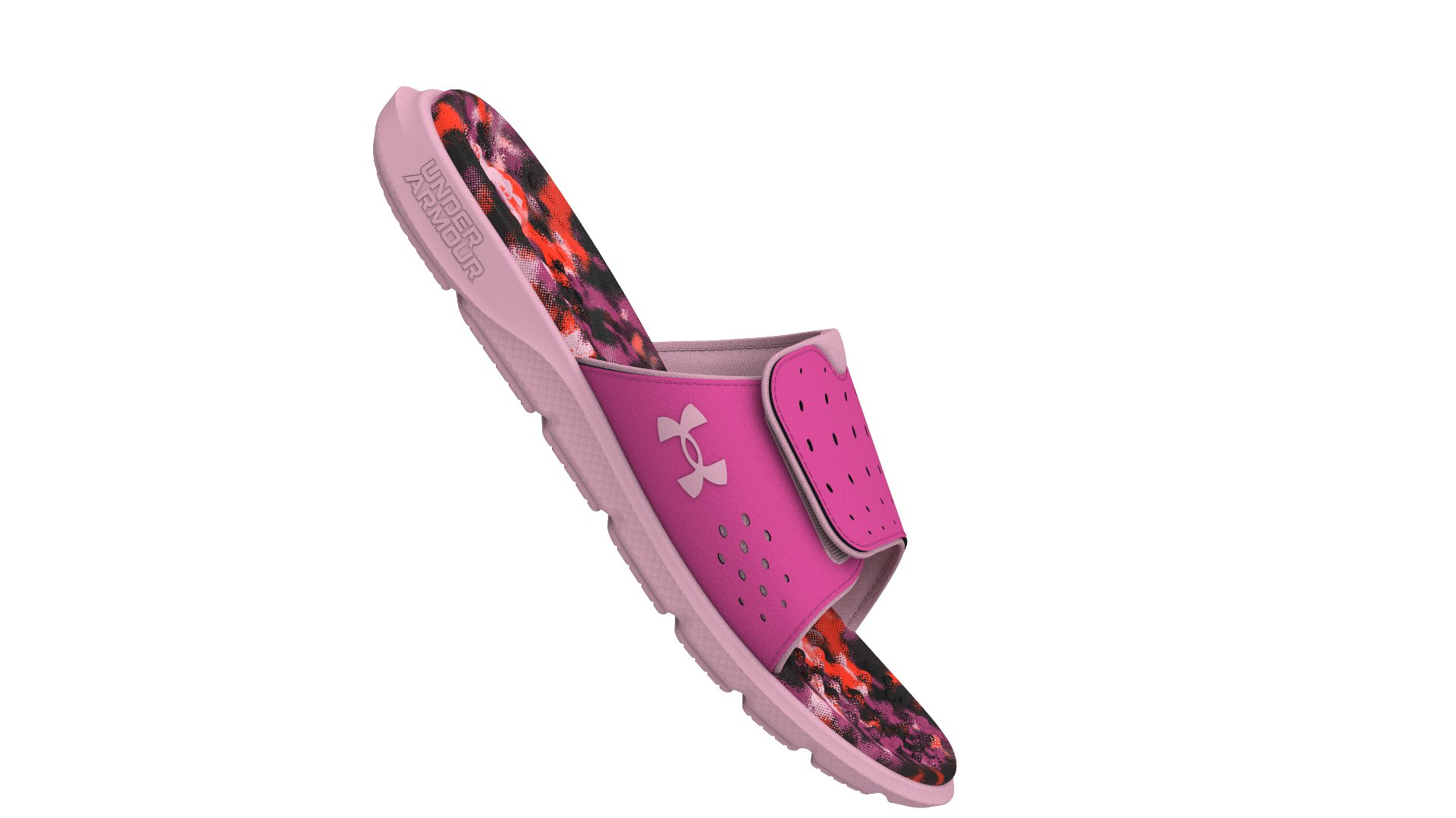 UA Ignite Pro Graphic Footbed Women's  Slides 3