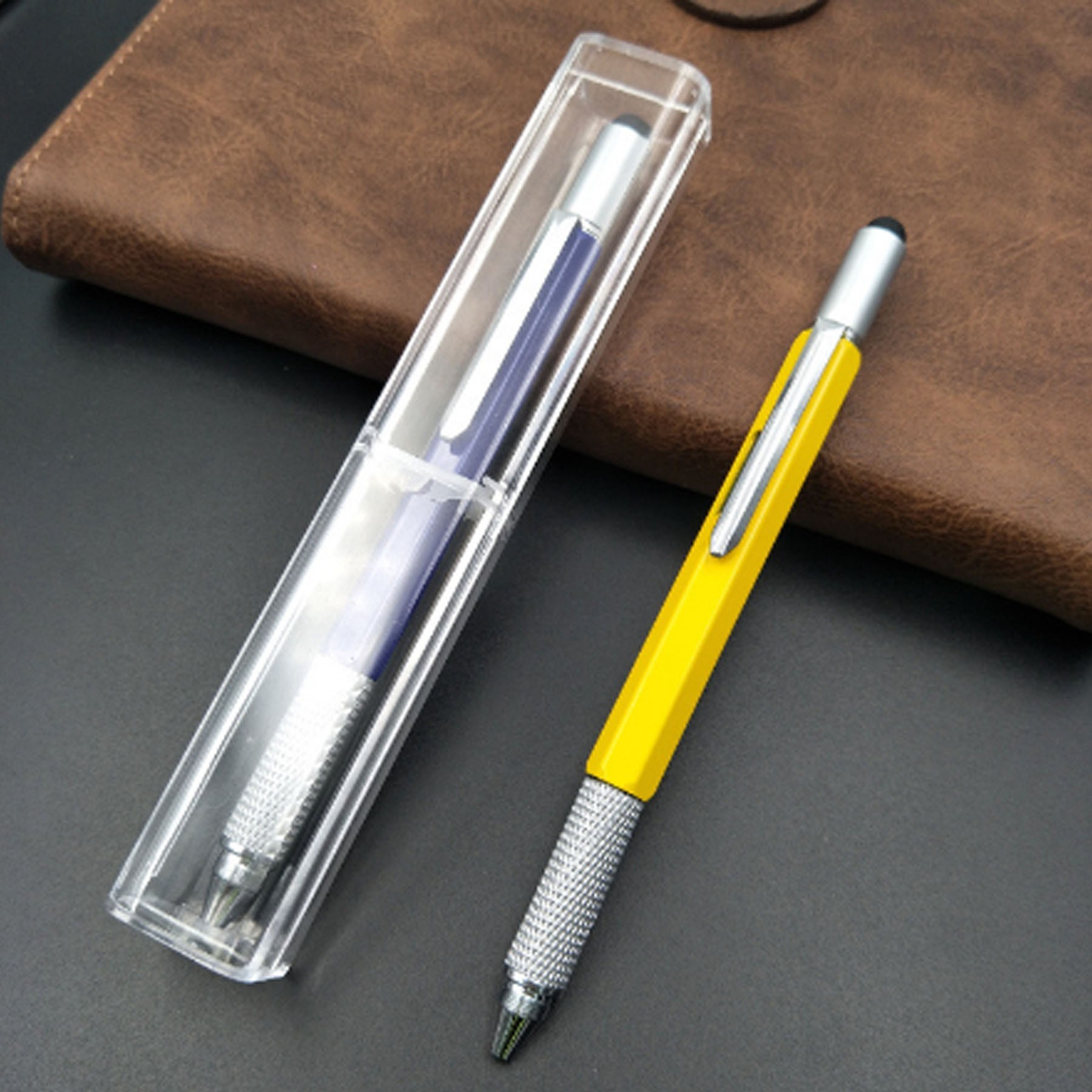 6 in 1 Metal Multi-functional Tool Ballpoint Pen 3