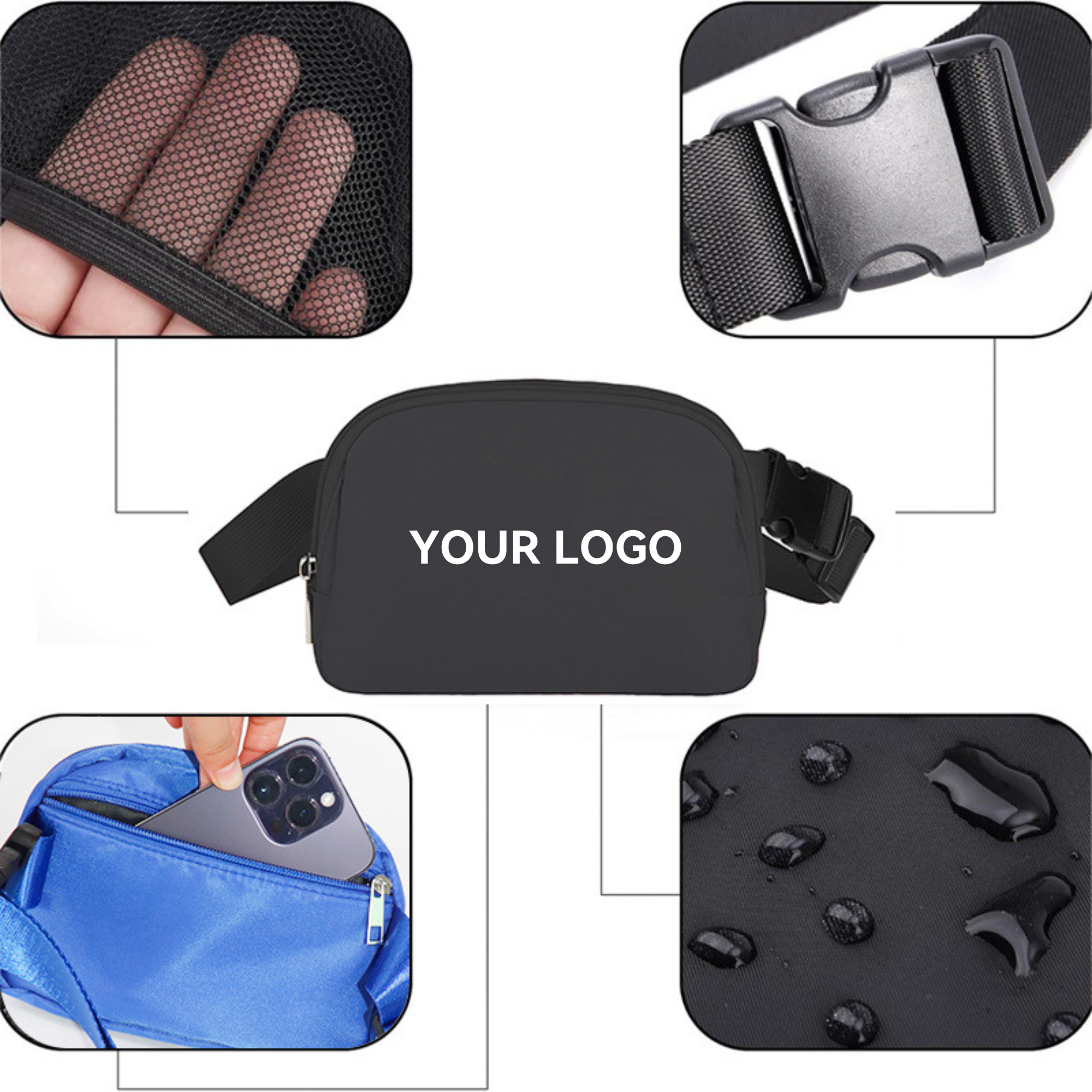 Adjustable Outdoor Jogging Waist Pack 2