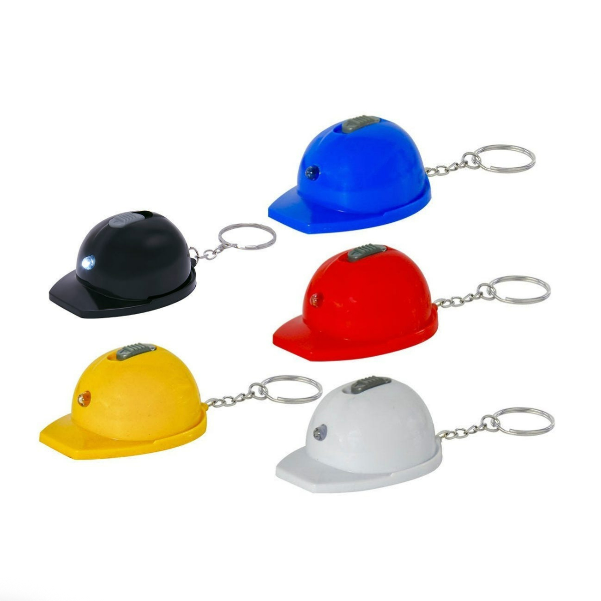 Custom Hard Hat Bottle Opener LED with Keychain 9