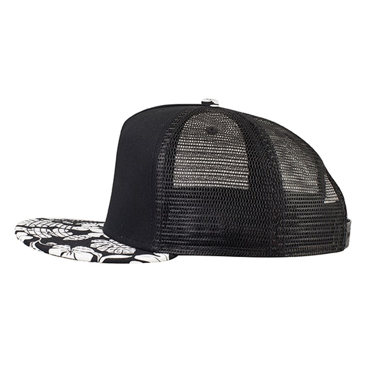OTTO CAP "OTTO SNAP" 5 Panel Mid Profile Mesh Back Trucker Snapback Hat 3
