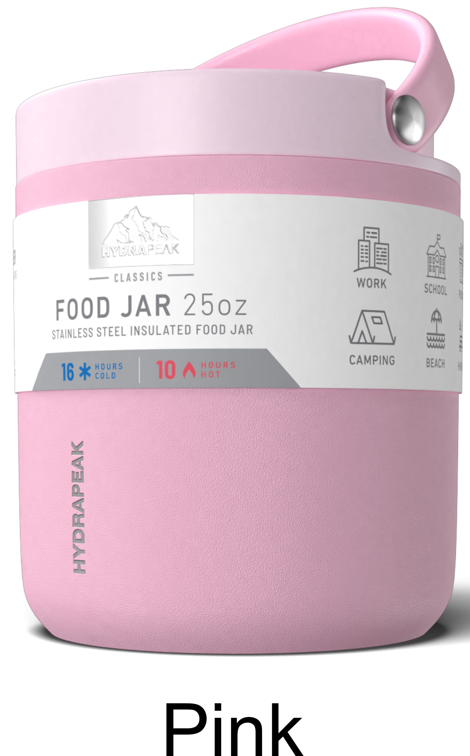 25 oz Hydrapeak Thermos Food Jar LIFETIME WARRANTY! 14