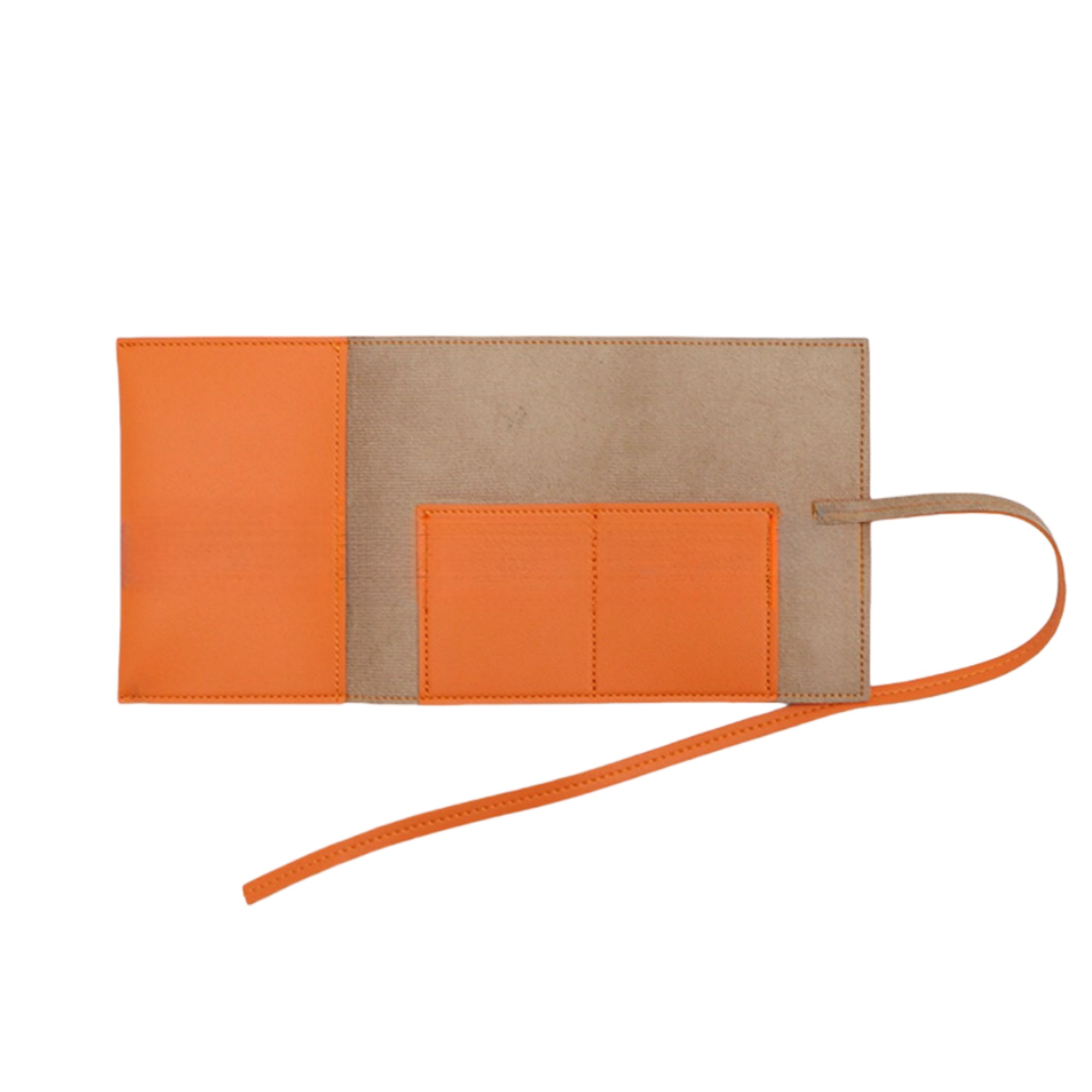 PU Leather Organizer Cable Roll Bag 3