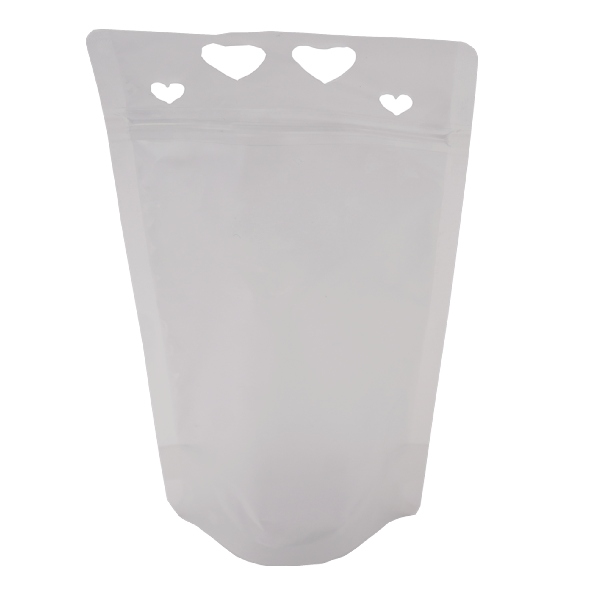 16 oz Clear Juice Drink Pouch With Straw 4