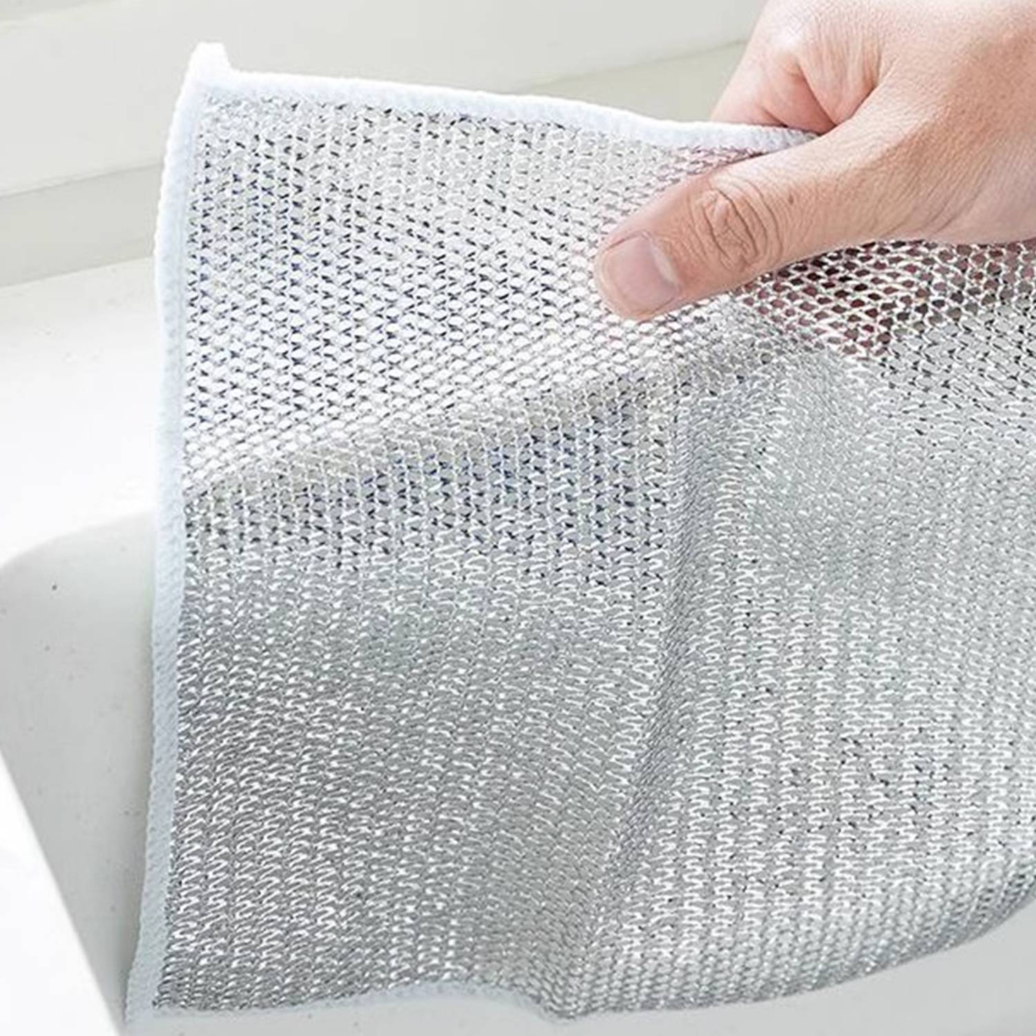 Multipurpose Wire Dishwashing Rags for Wet and Dry 9